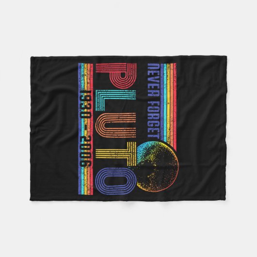 Couverture Polaire Funny Never Forget Memorial Space Science Astronom (Devant (Horizontal))