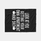 Couverture Polaire Funny New Apartment House Warming Gift  (Devant (Horizontal))