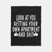 Couverture Polaire Funny New Apartment House Warming Gift  (Devant)