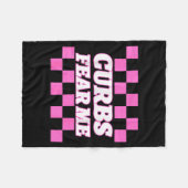 Couverture Polaire Funny New Driver Curbs Fear Me Bad Drivers  (Devant (Horizontal))