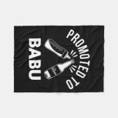 Couverture Polaire Funny New Grandpa Pregnancy Announcement Promoted  (Devant (Horizontal))