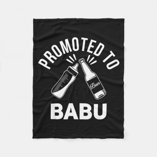 Couverture Polaire Funny New Grandpa Pregnancy Announcement Promoted  (Devant)