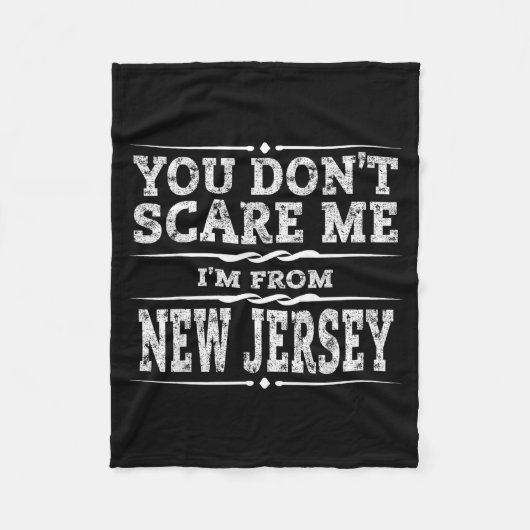 Couverture Polaire Funny New Jersey Home Garden State Gift  (Devant)