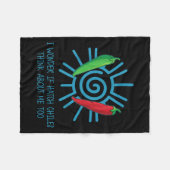 Couverture Polaire Funny New Mexico Peppers Hatch Chili  (Devant (Horizontal))