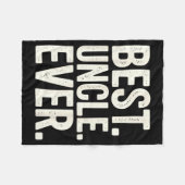 Couverture Polaire Funny New Uncle Art For Uncle Men From Nephew Niec (Devant (Horizontal))