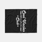 Couverture Polaire Funny New Uncle Pregnancy Announcement Cool Uncles (Devant (Horizontal))