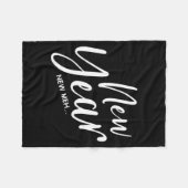 Couverture Polaire Funny New Years Eve New Year New Meh  (Devant (Horizontal))