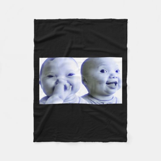 Couverture Polaire Funny Niche Baby Gen Z Meme Ai Viral Giggling Ai L (Devant)