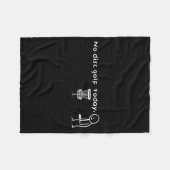 Couverture Polaire Funny No Disc Golf Today Humor Sarcastic Meme Srt  (Devant (Horizontal))
