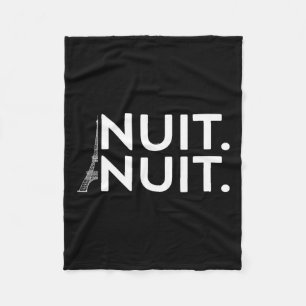 Couverture Polaire Funny Nuit Nuit Tee