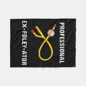 Couverture Polaire Funny Nurse Urology Crew T- Catheter Joke Student  (Devant (Horizontal))