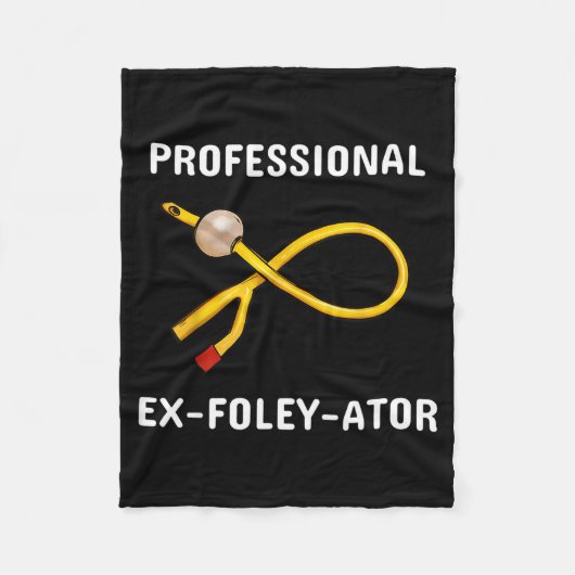 Couverture Polaire Funny Nurse Urology Crew T- Catheter Joke Student  (Devant)