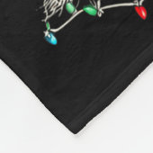 Couverture Polaire Funny Old English Sheepdog Christmas Graphics Dog  (Coin)