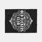 Couverture Polaire Funny Old Forers Club 100% Bitter Lifetime Member  (Devant (Horizontal))