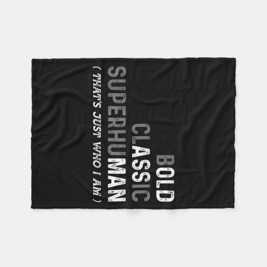 Couverture Polaire Funny Old Man Saying Gag Dad Father's Day Birthday (Devant (Horizontal))