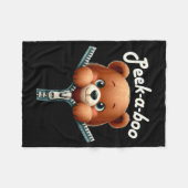Couverture Polaire Funny - Peek-a-boo - Bear (Devant (Horizontal))