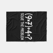 Couverture Polaire Funny Pemdas Elementary Math Teacher Brainrot 67 M (Devant (Horizontal))