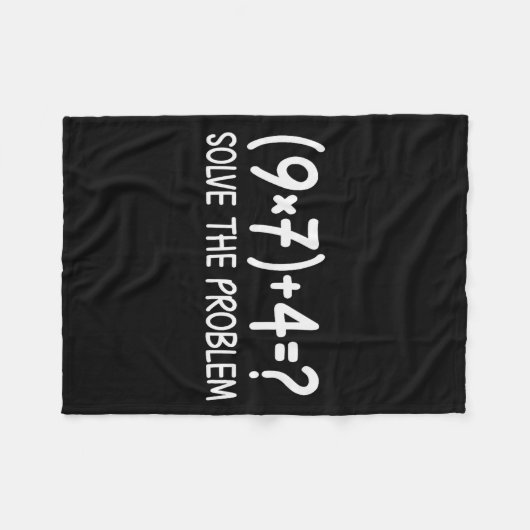 Couverture Polaire Funny Pemdas Elementary Math Teacher Brainrot 67 M (Devant (Horizontal))