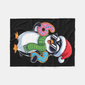 Couverture Polaire Funny Penguin Six Seven 67 Ice Cream Christmas Boy (Devant (Horizontal))