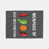 Couverture Polaire Funny Pepper Chili Head Scy Hot Foods  (Devant (Horizontal))