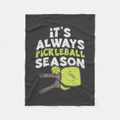Couverture Polaire Funny Pickleball (Devant)