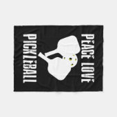 Couverture Polaire Funny Pickleball (Devant (Horizontal))
