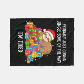 Couverture Polaire Funny Probably Just Gonna Jingle Some Of The Way I (Devant (Horizontal))