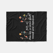 Couverture Polaire Funny Probably Just Gonna Jingle Some Of The Way I (Devant (Horizontal))