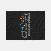 Couverture Polaire Funny Probably Just Gonna Jingle Some Of The Way I (Devant (Horizontal))