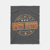 Couverture Polaire Funny Profession Quote Im A Srts Writer  (Devant)