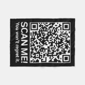 Couverture Polaire Funny Qr President Trump 4547 Trump Dancing Code ( (Devant (Horizontal))