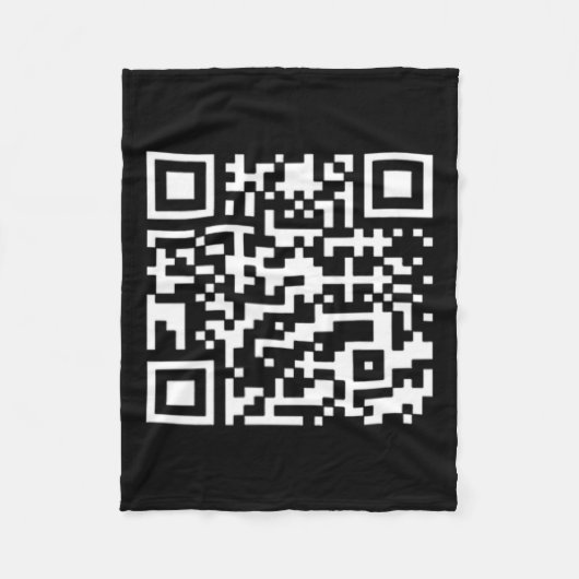 Couverture Polaire Funny Qr President Trump Dance Code (Devant)