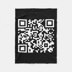 Couverture Polaire Funny Qr Président Trump Dance Code 2025