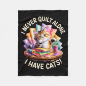 Couverture Polaire Funny Quilting Art For Men Women Quilt Lover Sewin (Devant)