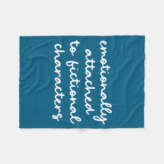 Couverture Polaire Funny Quote For Book Lovers Modern Script  (Devant (Horizontal))