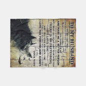 Couverture Polaire Funny Quotes To Husband | Gift For Man | (Devant (Horizontal))
