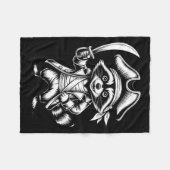 Couverture Polaire Funny Rate Raccoon (Devant (Horizontal))