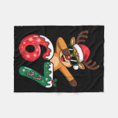 Couverture Polaire Funny Reindeer Dab Six Seven 67 Christmas Dabbing (Devant (Horizontal))