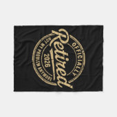 Couverture Polaire Funny Retired 2026 Not My Problem Anymore Retireme (Devant (Horizontal))