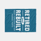 Couverture Polaire Funny Retired And Rebuilt Bone Hip Knee Surgery  (Devant (Horizontal))