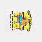 Couverture Polaire Funny Retirement Bold Inappropriate Funny Gag Gift (Devant (Horizontal))