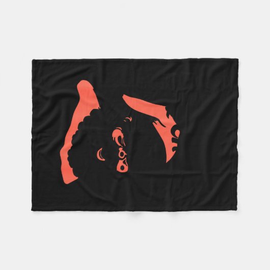 Couverture Polaire Funny Retro Santa Let's See Some Big Nick Energy C (Devant (Horizontal))