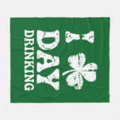 Couverture Polaire Funny Saint Patricks Day Party St Pats Drôle Drôle (Devant (Horizontal))