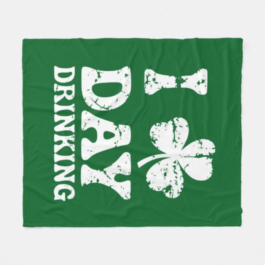 Couverture Polaire Funny Saint Patricks Day Party St Pats Drôle Drôle (Devant (Horizontal))