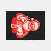 Couverture Polaire Funny Santa 6 7 Meme Design _ Christmas Math Humor (Devant (Horizontal))