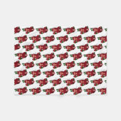 Couverture Polaire Funny Santa Claus Fraise Farmer (Devant (Horizontal))