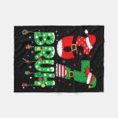 Couverture Polaire Funny Santa Elf 67 Bruh Christmas Meme Six Seven 6 (Devant (Horizontal))