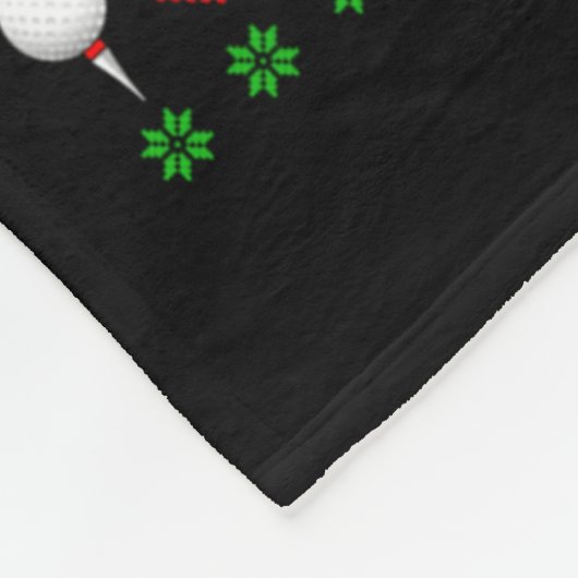 Couverture Polaire Funny Santa Playing Golf Srts Christmas  (Coin)