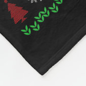 Couverture Polaire Funny Santa Riding Dinosaur Animal Ugly Christmas (Coin)