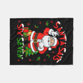 Couverture Polaire Funny Santa Says Six Seven Christmas 67 Meme Xmas (Devant (Horizontal))